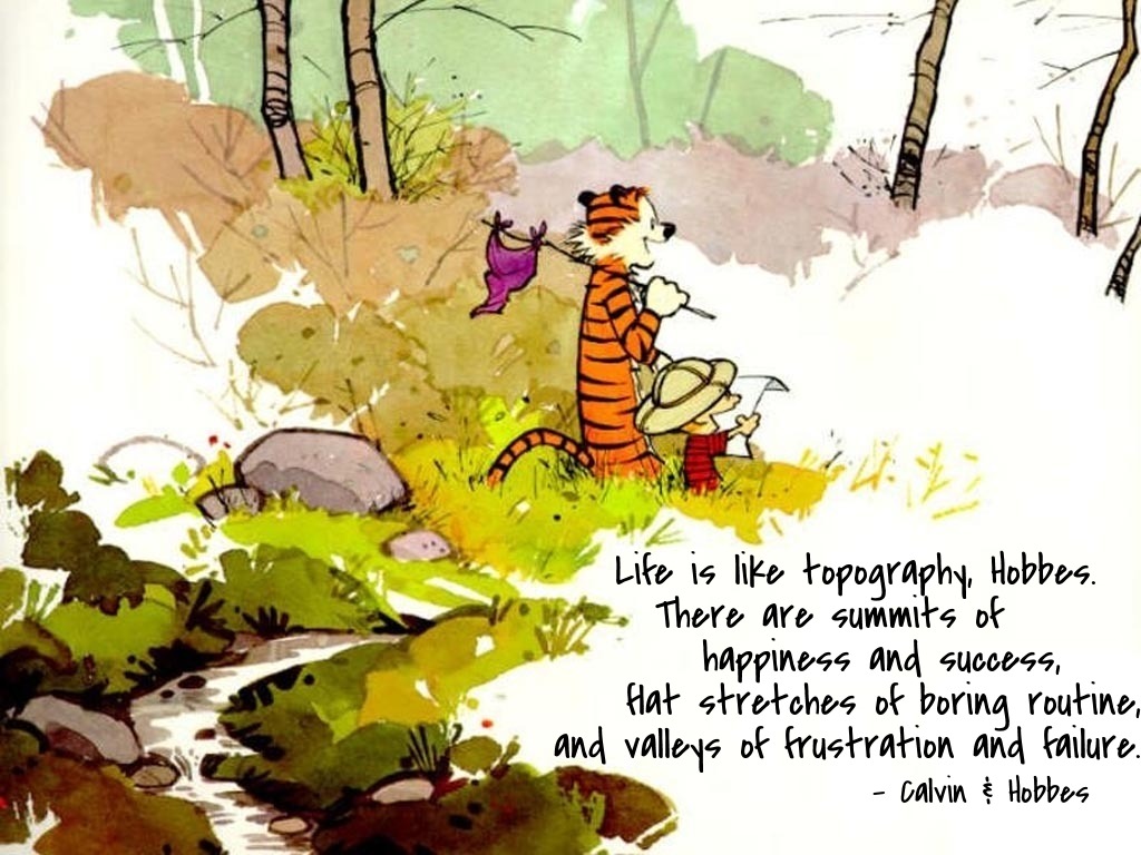 ahowlingcrab:  Bill Watterson (Calvin &amp; Hobbes) really knew what he was