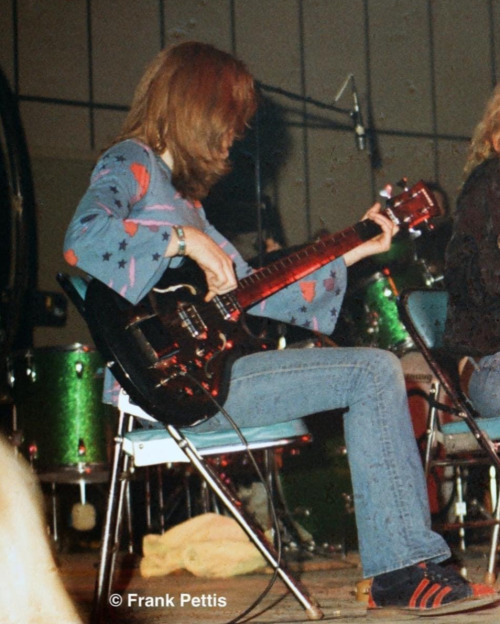 Led Zeppelin During The First Night Of The North American Tour Of 1972 At Cobo Hall, June 6.