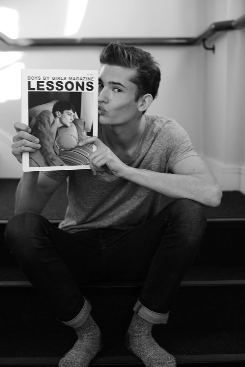 Felix at Supa Models shows his love for our latest issue, &ldquo;Lessons&rdquo;. CLICK 