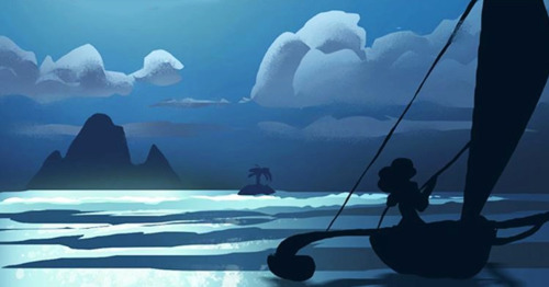 scurviesdisneyblog:Moana color keys by Andy Harkness (x)