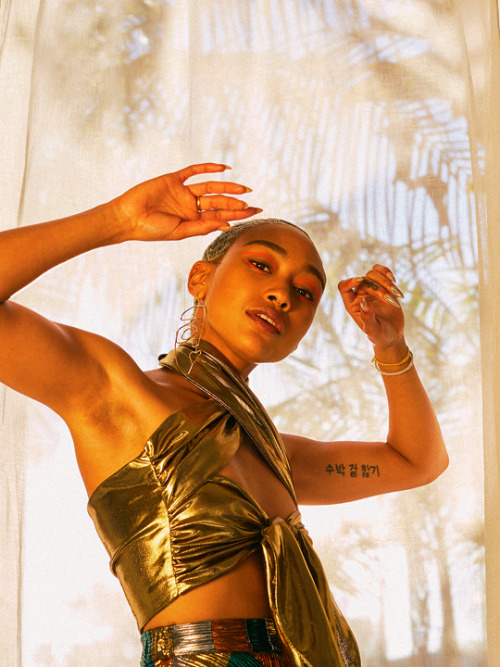 flawlessbeautyqueens: Tati Gabrielle photographed by Alexandra Gavillet for Refinery29 (2019)