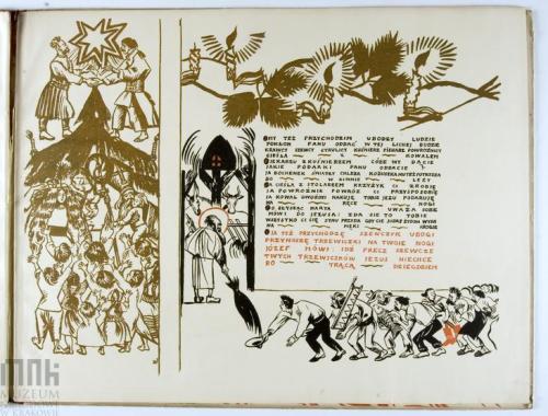 lamus-dworski:Book with Polish carols illustrated by Zofia Stryjeńska (then: Lubańska), 1917. Images