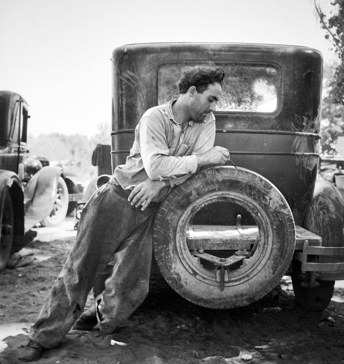 wehadfacesthen:  Agricultural Worker, California, 1935, photo by Dorothea Lange 