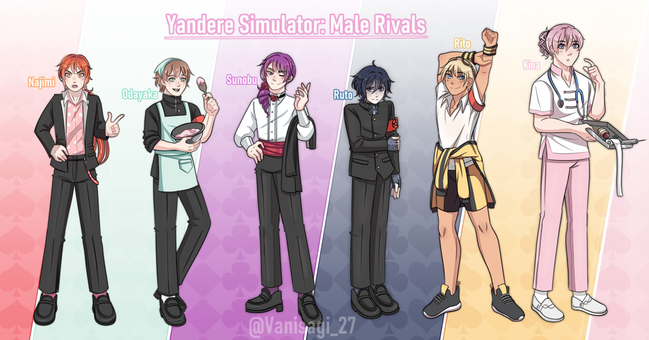 Male Yandere Simulator Rivals X Reader Oneshots Takin