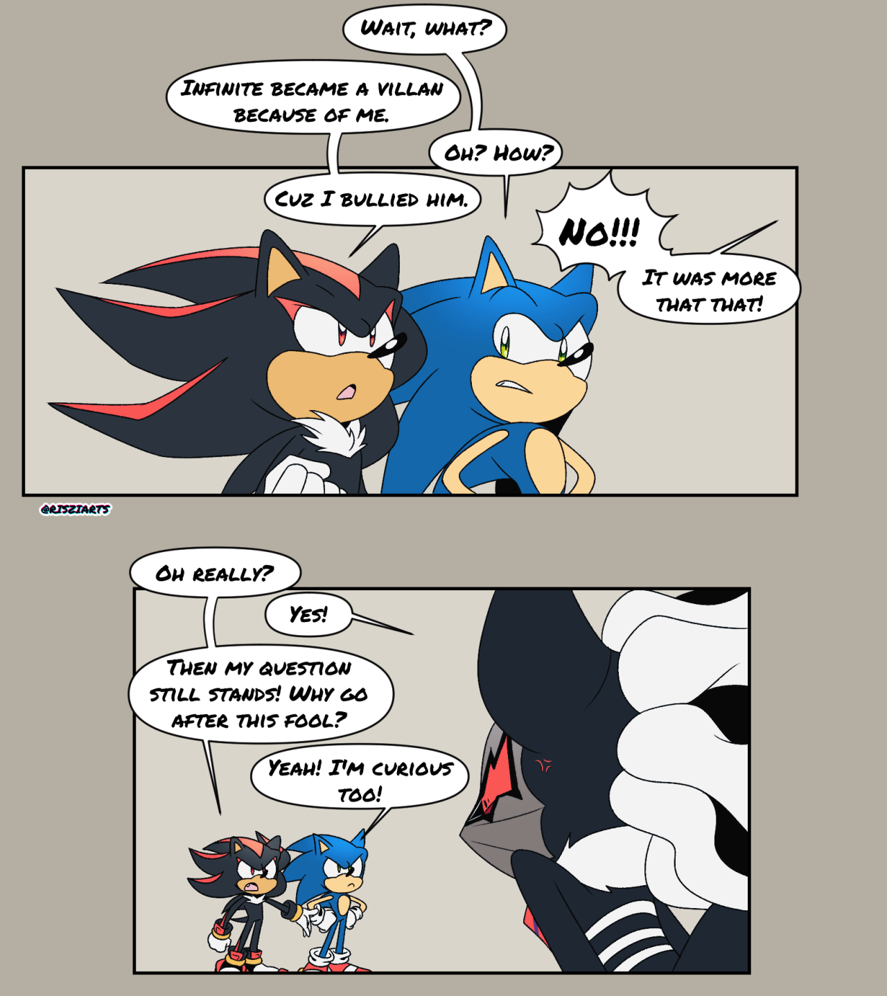 Wait if Shadow doesn't age…”-art by Risziarts. : r/SonicTheHedgehog