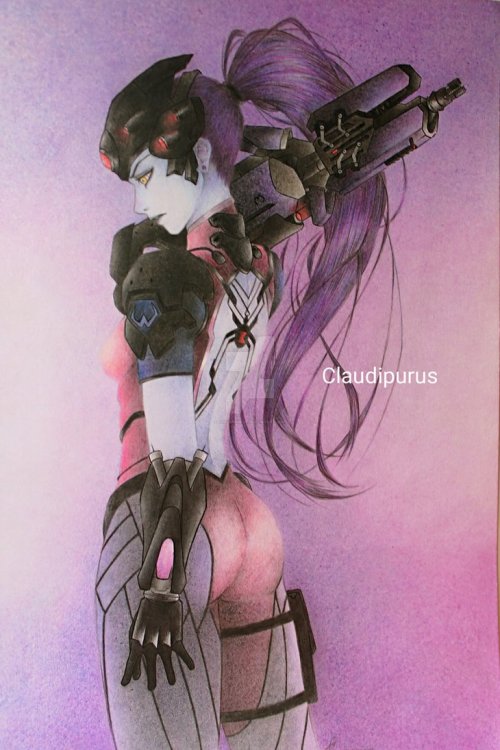 overwatch-fan-art: Widowmaker from Overwatch by Claudipurus