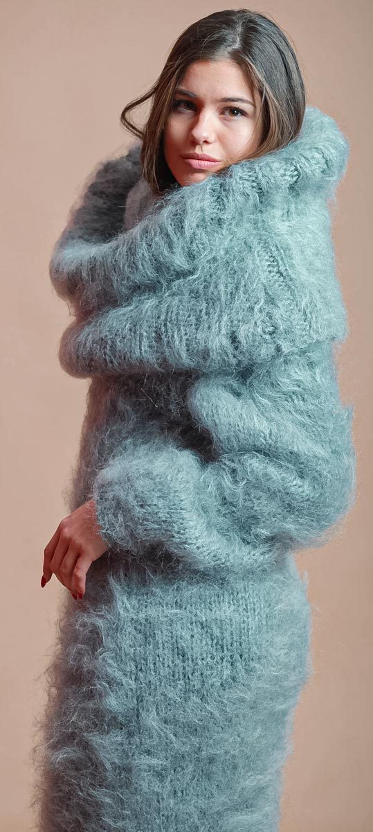 Dresses and knittings — I’m not into fur, but this one is gorgeous.