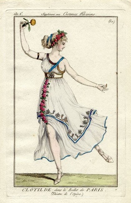 “Clotilde"18th Century ballet Costume, Paris