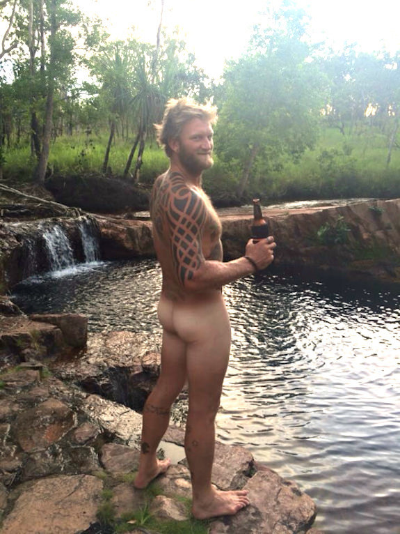 unclenifty:  camping with my hippie big bro