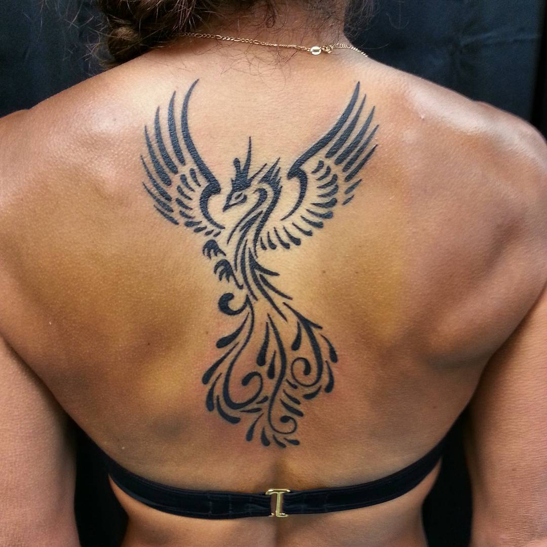 Tattoosday (A Tattoo Blog): Tammy Bendetti's Phoenix Soars [The Tattooed  Poets Project]