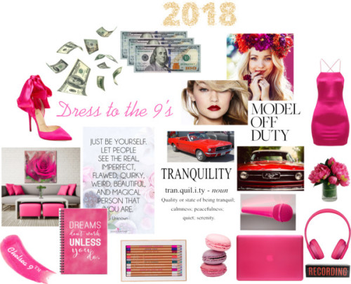 2018 Goals by chelseajo9 featuring handmade signs