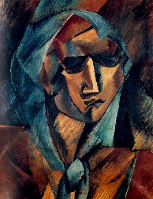 Head of a Woman, Georges Braque, 1909