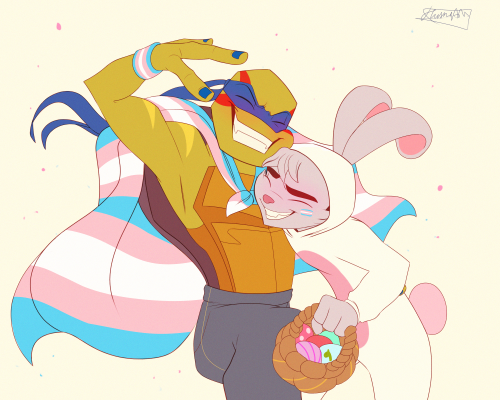 Happy TransVisibilityDay And Easter