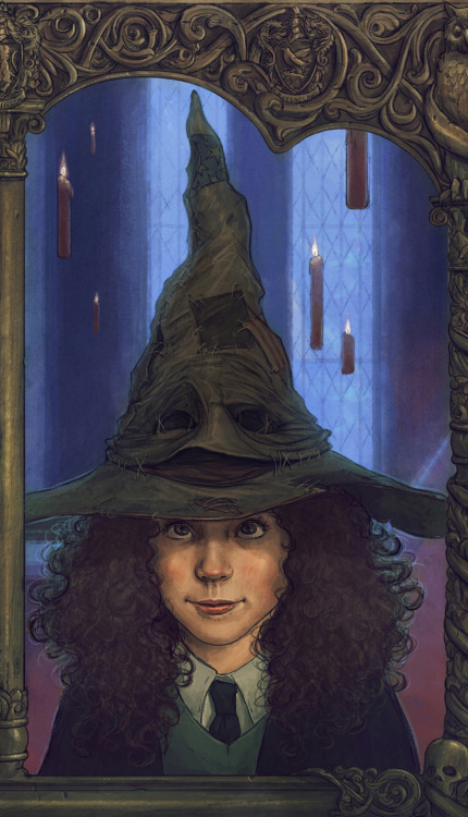 Harry Potter  and the philosopher´s stone  by Vladislav PanticHermione Granger and the sorting hat (