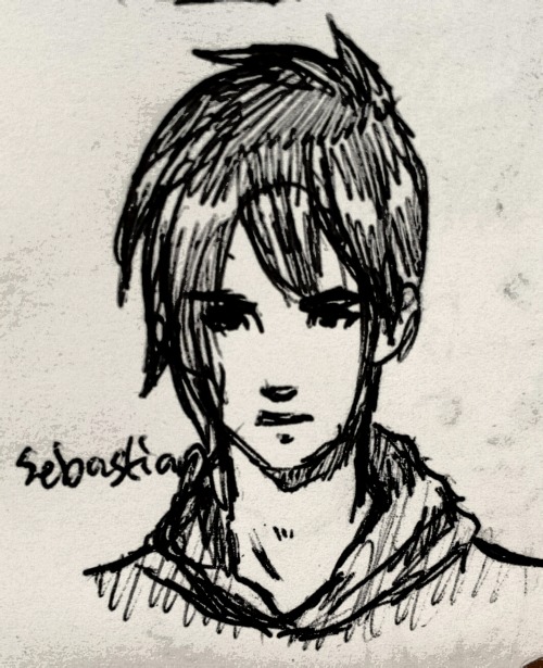 roylover: When you don’t have time to play a game so you draw the characters with only a pen and some paper at work during downtime. ;_; 