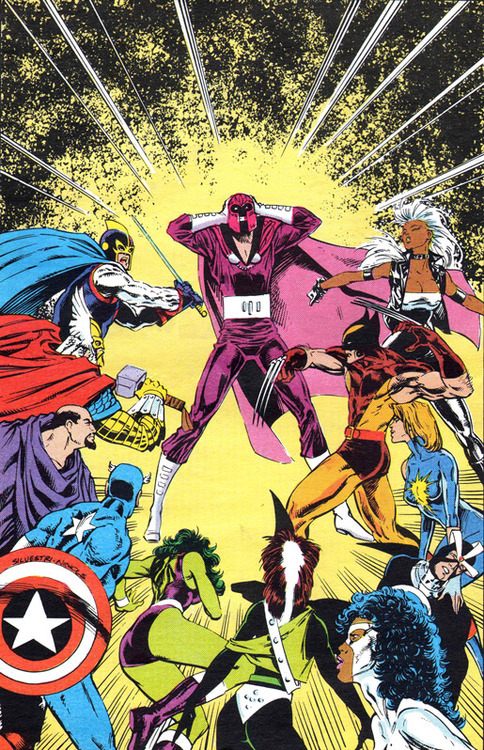 comicsman:  http://ift.tt/GDWxSl Avengers Vs. X-Men by Marc Silvestri