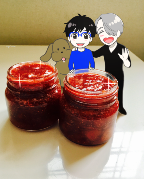 Homemade strawberry jam毎年恒例のイチゴジャム作り It was very delicious♡