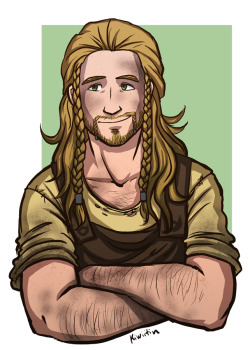 kiwiitin:  Have a sooty Fili! Working in a smithy isn’t a clean job.