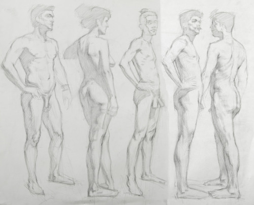 Here is an assortment of 40 minute class demos. I am always weary of showing sketches but what the h