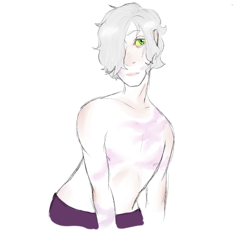      // was drawing a reference for what happens when Ru uses his DF abilities and saw it was underwear day or something so here. Ru is very lanky (he’s underweight honestly) and pale, all around he looks very sickly. when he uses his DF for prolonged periods, he develops a rash and becomes violently ill. #ooc;;#headcanon;;#muns art;;#nsfw // #maybe idk is this???