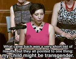 halfstepaway:  ellianderjoy:  operationobservation:  huffingtonpost:  DEBI JACKSON, MOTHER OF TRANSGENDER CHILD, GIVES MOVING SPEECH The best part of the video may be when Jackson addresses the comments she’s heard about her daughter and sets the record
