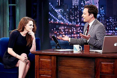 khalessibee:Badass Besties ➵ Kristen Stewart on The Tonight show with Jimmy Fallon over the years ♥ 