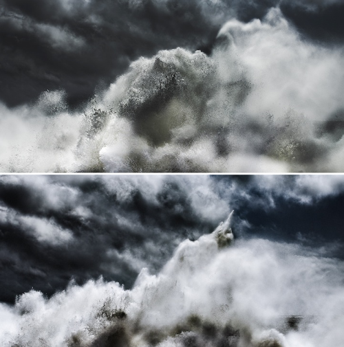 landscape-photo-graphy: The Fury of the Sea Against a Dark Sky Captured by Alessandro Puccinell