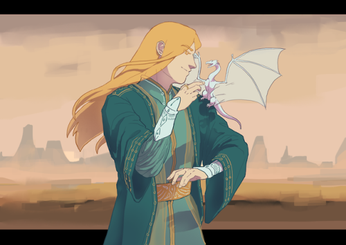 Some AU where Mairon finds a baby dragon in late Second Age or Third Age. 