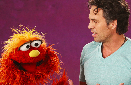 Porn moonchild30: Mark Ruffalo and Murray on Sesame photos