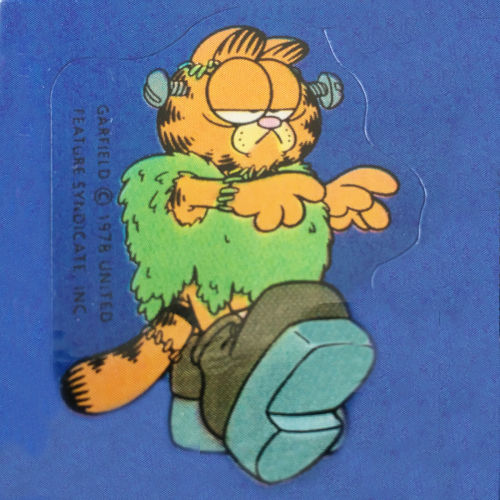 frankensteinsfunhouse:Hallmark Garfield stickers