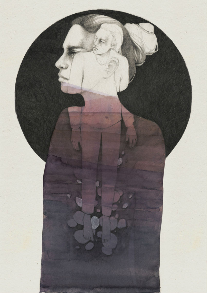 supersonicart: Elia Mervi, Illustrations. I’m loving these ghostly illustrations
