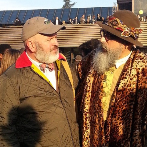 Great to meet friends in Pitti Uomo @akichoklat #geroldbrenner #pittiuomo #pittiuomo87 #beard #beard