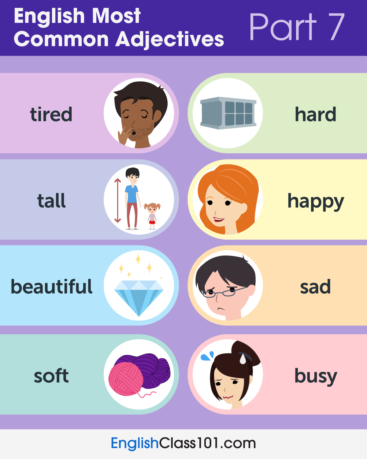 Learn English EnglishClass101 Most Common Adjectives Part 7 learn-english-englishclass101-most-common-adjectives-part-7