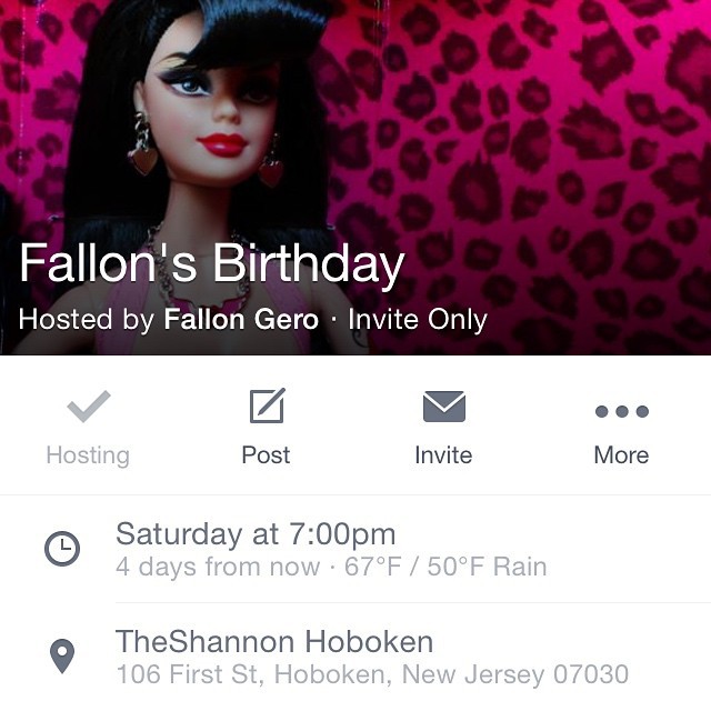 I think this is a better birthday idea. This Saturday in Hoboken 🎉🎂