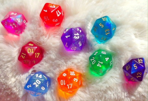 battlecrazed-axe-mage: I wanted to save this for a milestone, but…what the heck, why not? Let’s have a follower appreciation dice giveaway! ♥ This one will be followers only, for y’all who’ve stuck with me so far. Thank you so very much! Winner