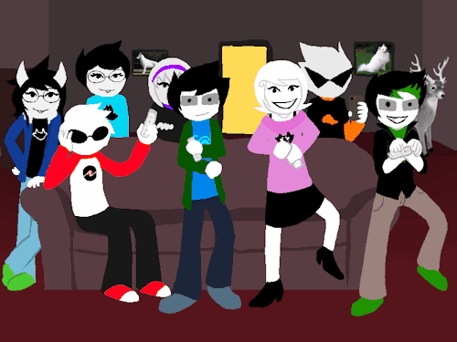 variablejabberwocky: saeto15: theneonwerewolf: What if all the Homestuck kids decided to play Just D