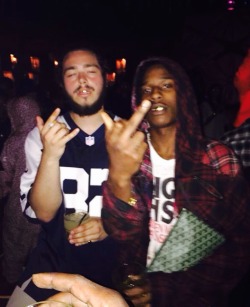 vsvpmob2death:  post malone x asap rocky