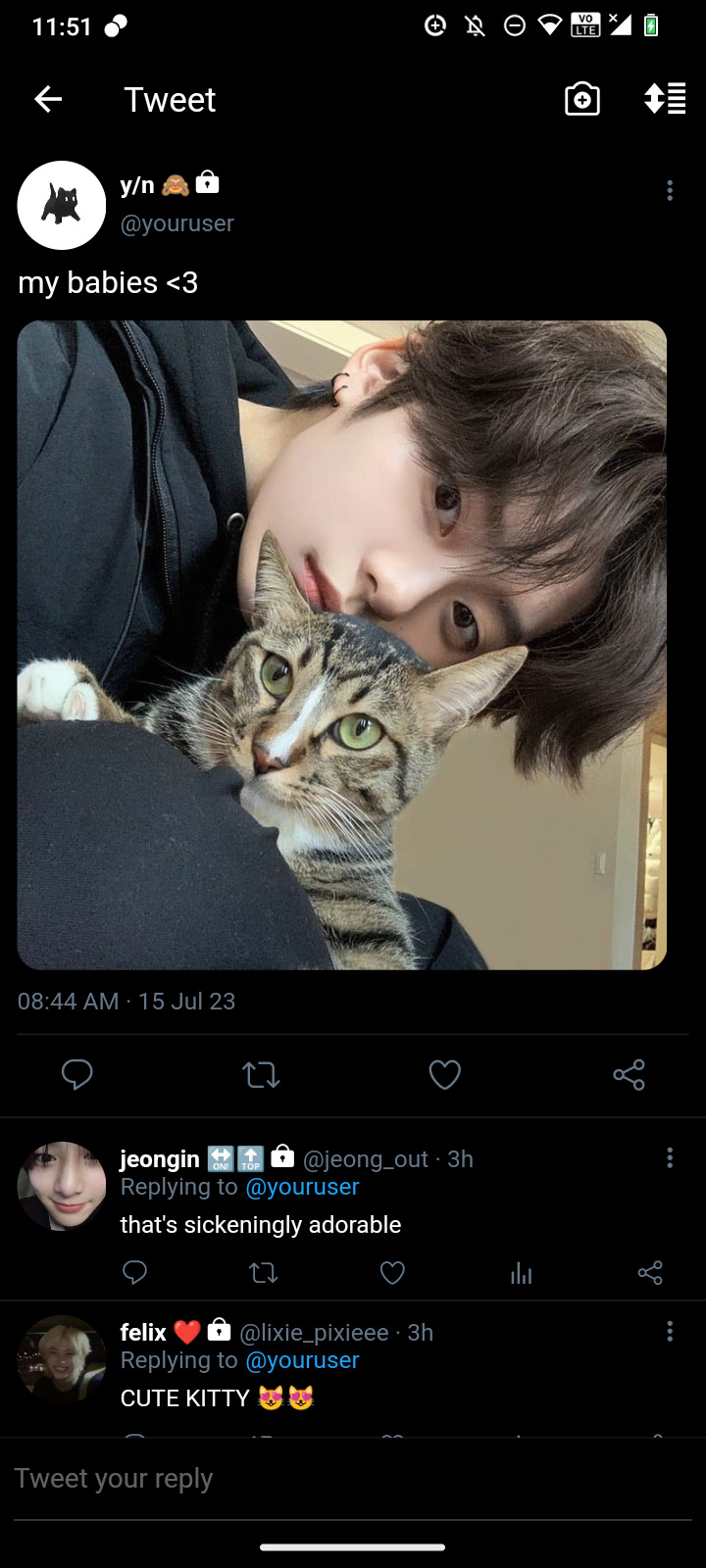 * Random Bf Texts; Skz! Lee Know