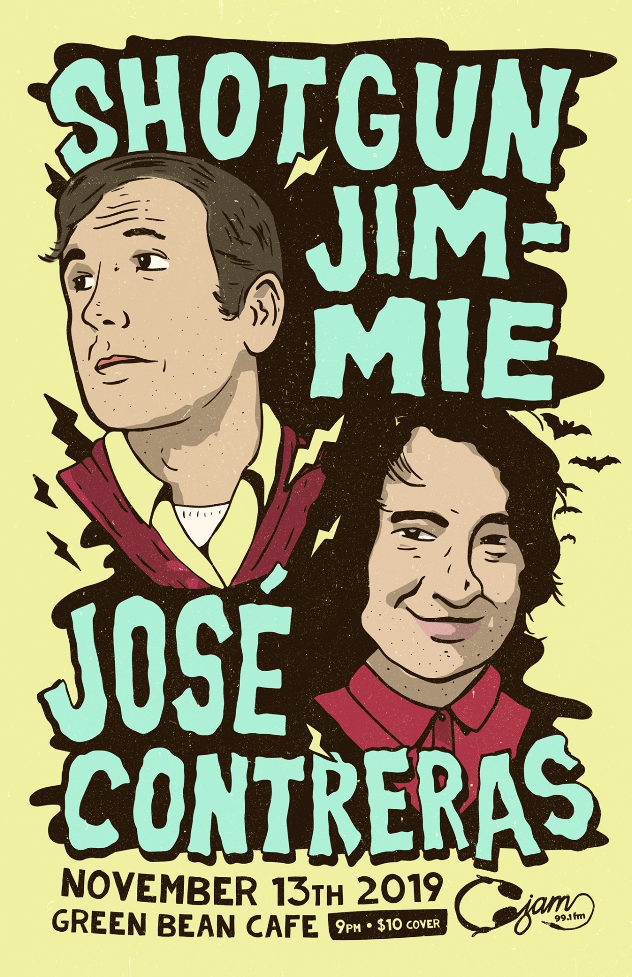 THE UGLY VISION | Poster for Shotgun Jimmie and Jose Contreras at...