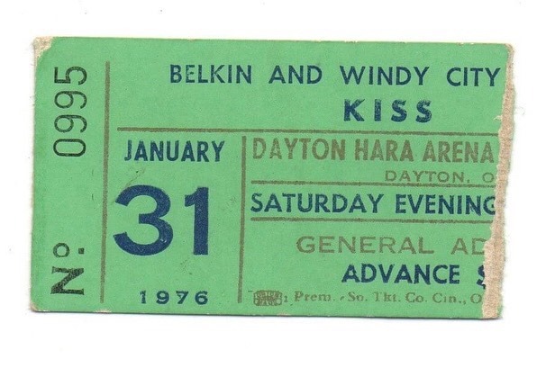 Posted @withregram • @acefrehleysshadow #Kisstory January 31, 1976Dayton, OH 🇺🇸Hara ArenaPromoter: Belkin / Windy City ProductionsOther act(s): Leslie West Band (opener)Reported audience: 8,000 **SOLD-OUTReported gross: ฼,000Set list(s):Unknown.Notes:-