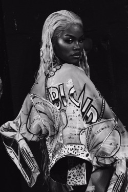 naratva:  Teyana Taylor Shumpert shot by Trevor Stuurman   NYFW 