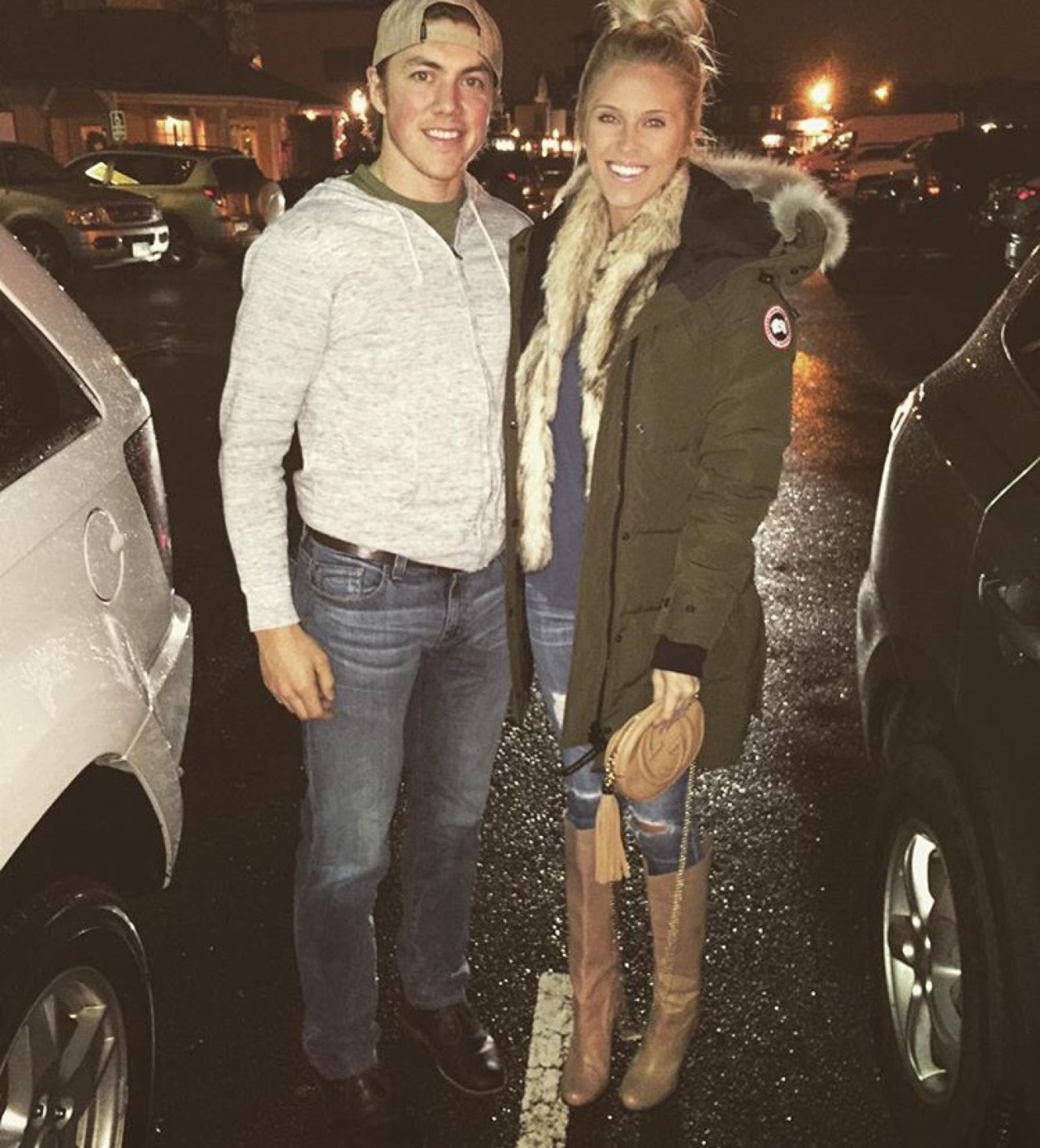 Wives and Girlfriends of NHL players — TJ & Lauren Oshie