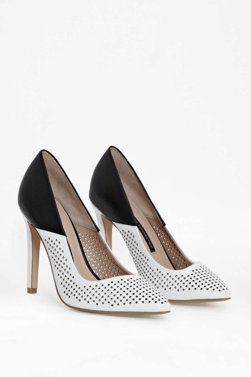 High Heels Blog Maya Perforated Heels via Tumblr