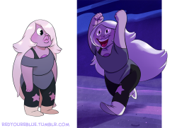 redyoureblue:  Some quick drawings of Amethyst