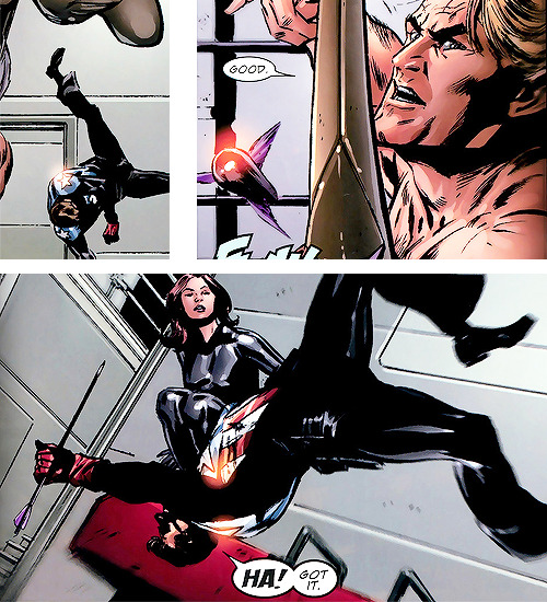 oras:  favorite bucky comic moments   captain america #600: bucky and clint training