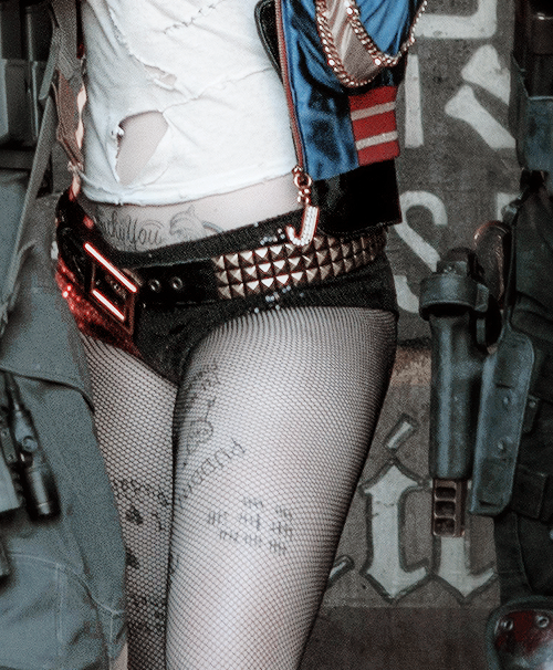 harleyquinnsquad:   ♦  Harley Quinn Costume Details | Suicide Squad 2016