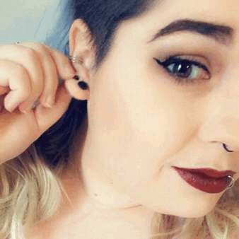 cryingcryptids:how do people know i’m queer? i don’t think it’s the hair…or the piercings…it’s proba