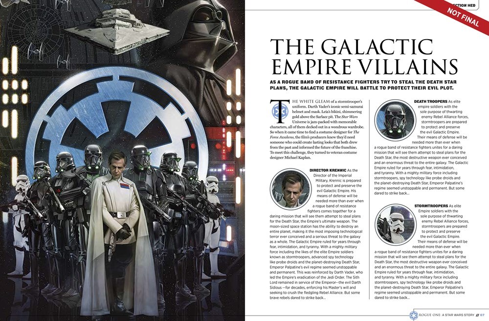 gameraboy:  Rogue One: A Star Wars Story Official Visual Story Guide 