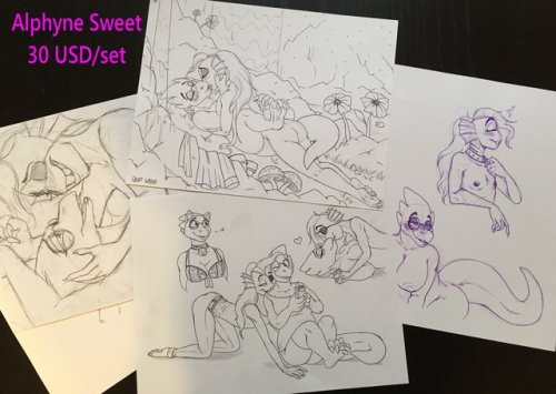 I only have the alphyne sweet and UT boys pack left! Message me if you’d like either of those  henloSo I’m selling pretty much all of my old fandom originals I’ve got because I’m going to be moving soon. They also help cover some medical expenses