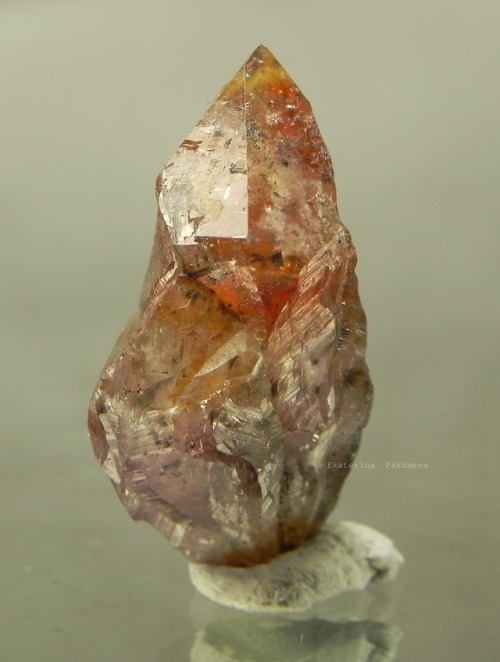Amethyst With Inclusions Of Hematite And Goethite 